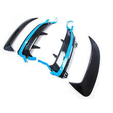Autunik Heck Flossen Flaps Heck Stoßstangen Canards für Mercedes Benz A Klasse W177 Hatchback AMG Line pz3