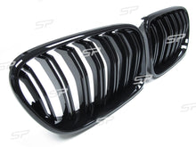 Kühlergrill Nieren Grille Grill Doppelsteg Glanz Schwarz Passend für BMW X3 F25 2010-2014 vor LCI fg122