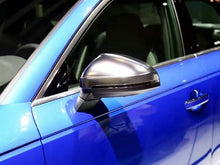 Spiegelkappen Außenspiegel Kappen Abdeckung Alu Matt Chrom für AUDI A4 B9 A5 F5 Avant ab 2016 mit SideAssist mc12