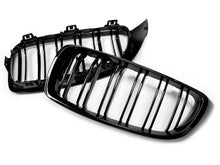 Kühlergrill Nieren Grille Grill Doppelsteg Glanz Schwarz Passend für BMW 4er F32 F33 F36 13-21