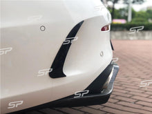 Autunik Schwarz Heck Stoßstange Flossen Flaps für Mercedes C205 Coupe A205 Cabrio AMG Line C43 AMG pz15
