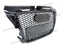 Wabengrill Grill Kühlergrill Schwarz für AUDI S3 A3 8P MODF 2008-2013 fg86