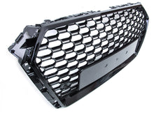 Wabengrill Grill Kühlergrill Schwarz für AUDI A4 B9 S4 Limo Avant S-Line 15-19 fg60