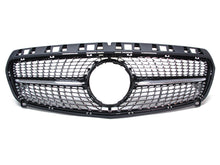 Autunik Schwarz Diamant Grill Kühlergrill Diamantgrill für Mercedes A Klasse W176 A180 A220 A45 AMG 12-15 pz134