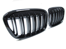 Kühlergrill Nieren Grille Grill Doppelsteg Schwarz Glanz Passend für BMW X1 F48 2014-2019 fg52