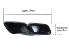NUR FÜR BENZIN Schwarz Heckdiffusor Diffusor + Auspuff für Mercedes W213 S213 E43 AMG Line di33