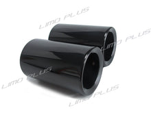 70mm Auspuffblenden Endrohre Endrohrblende Schwarz Passend für BMW 1er F20 125d 2er F22 3er F30 325d 330d