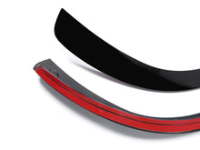 Autunik Schwarz Glanz Front Stoßstange Flossen Flaps für Mercedes Benz E Kl. C207 Coupe AMG Line 2013-2016 pz60