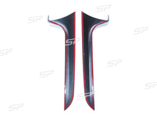 Autunik Schwarz Glanz Vertikale Fenster Flaps Heck Spoiler für AUDI A6 C7 Allroad Avant 2012-2018 od55