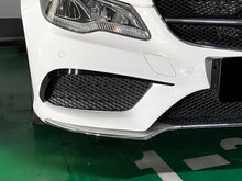 Autunik Schwarz Glanz Front Stoßstange Flossen Flaps für Mercedes Benz E Kl. C207 Coupe AMG Line 2013-2016 pz60