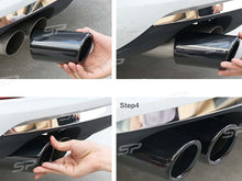 2x 68mm Chrom Auspuffblenden Endrohrblende für VW GOLF 7 Golf VII GOLF 6 Golf VI TSI TDI 2009-2021 vw23