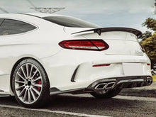 Autunik Schwarz Heck Stoßstange Flossen Flaps für Mercedes C205 Coupe A205 Cabrio AMG Line C43 AMG pz15