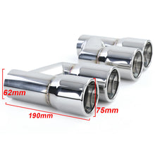 Auspuffblenden Auspuff Endrohre Chrom 4 Rohr für AUDI A4 B8 2007-2015