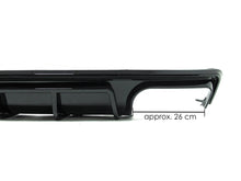 Autunik Schwarz Diffusor Auspuffblenden für AUDI A6 Heckdiffusor S6 C8 Limo Avant S-Line 18+ di92