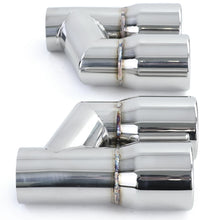 Auspuffblenden Auspuff Endrohre Chrom 4 Rohr für AUDI A4 B8 2007-2015
