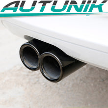76mm Auspuffblenden Endrohreblenden Schwarz Passend für BMW LCI 1er F20 F21 3er F30 F31