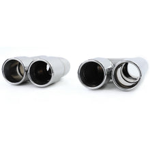 Auspuffblenden Auspuff Endrohre Chrom 4 Rohr für AUDI A4 B8 2007-2015
