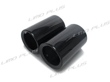 70mm Auspuffblenden Endrohre Endrohrblende Schwarz Passend für BMW 1er F20 125d 2er F22 3er F30 325d 330d