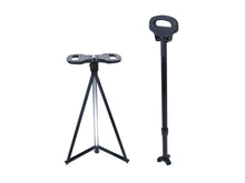 Autunik Faltbarer Gehstock mit Sitz Bergstock Wanderstock für Bergsteigen Wandern gs1