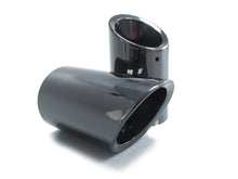 Auspuffblenden Endrohr Abdeckung Endrohrblenden 76mm Schwarz Passend für BMW 3er F30 F31 4er F32 F33 F36