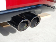 68mm Titan Schwarz Auspuffblenden Endrohr Blende Passend für VW Scirocco 3 TSI 08-17 vw24