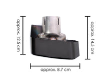Auspuffblenden Endrohrblende Edelstahl Schwarz 8 Zylinder Optik Passend für BMW 5er F10 F11 520d 520i 6er F12 F13 640d 650i