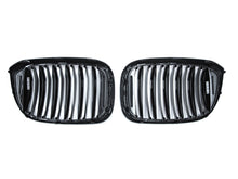 Kühlergrill Nieren Grille Grill Doppelsteg Schwarz Glanz Passend für BMW X3 G01 X4 G02 18-21 fg9