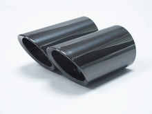 Auspuffblenden Endrohr Abdeckung Endrohrblenden 76mm Schwarz Passend für BMW 3er F30 F31 4er F32 F33 F36