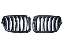 Kühlergrill Nieren Grille Grill Doppelsteg Glanz Schwarz Passend für BMW X3 F25 2010-2014 vor LCI fg122