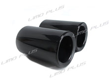 70mm Auspuffblenden Endrohre Endrohrblende Schwarz Passend für BMW 1er F20 125d 2er F22 3er F30 325d 330d