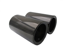70mm Auspuffblenden Endrohre Endrohrblende Schwarz Passend für BMW 1er F20 125d 2er F22 3er F30 325d 330d