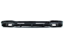 NUR FÜR BENZIN Schwarz Heckdiffusor Diffusor + Auspuff für Mercedes W213 S213 E43 AMG Line di33