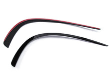 Autunik Schwarz Glanz Front Stoßstange Flossen Flaps für Mercedes Benz E Kl. C207 Coupe AMG Line 2013-2016 pz60