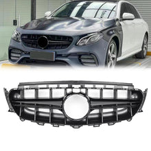 Autunik Sport Kühlergrill Grill Panamericana Schwarz Matt für W213 C238 E-Klasse 2016 2017 2018 2019 2020