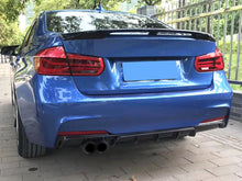 Heckdiffusor Diffusor Doppelrohr Schwarz Passend für BMW 3er F30 2011-2019