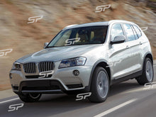 Kühlergrill Nieren Grille Grill Doppelsteg Glanz Schwarz Passend für BMW X3 F25 2010-2014 vor LCI fg122