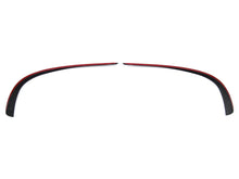 Autunik Schwarz Glanz Front Stoßstange Flossen Flaps für Mercedes Benz E Kl. C207 Coupe AMG Line 2013-2016 pz60