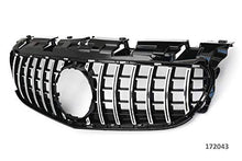 Autunik Kühlergrill Grill Panamericana Chrom für Mercedes Benz R172 SLC 2016 2017 2018 2019 2020