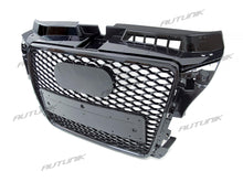 Wabengrill Grill Kühlergrill Schwarz für AUDI S3 A3 8P MODF 2008-2013 fg86