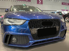 Schwarz Kühlergrill Grill Wabengrill für AUDI S4 A4 B8 B8.5 MODF 11-15 fg89