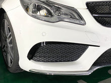 Autunik Schwarz Glanz Front Stoßstange Flossen Flaps für Mercedes Benz E Kl. C207 Coupe AMG Line 2013-2016 pz60