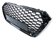 Wabengrill Grill Kühlergrill Schwarz für AUDI A4 B9 S4 Limo Avant S-Line 15-19 fg60