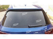 Autunik Schwarz Glanz Vertikale Fenster Flaps Heck Spoiler für AUDI A6 C7 Allroad Avant 2012-2018 od55