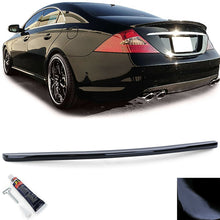 Autunik Heckspoiler Flügel Lippe Schwarz Glanz für Mercedes-Benz CLS C219 2004 2005 2006 2007 2008 2009 2010