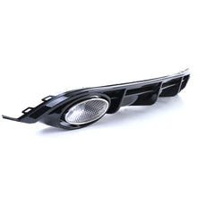 Autunik Sport Heckdiffusor Schwarz Glanz mit Endrohren Chrom für Audi A6 C7 4G 2014 2015 2016 2017 2018