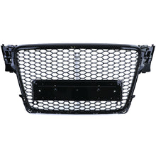 Wabengrill Kühlergrill Grill Schwarz für AUDI A4 B8 8K Limo Avant VFL 2007-2011