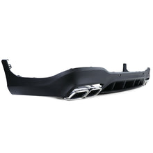 Diffusor Heckdiffusor + Auspuffblenden Chrom für Mercedes Benz GLC X253 SUV AMG Line VFL 2015-2018