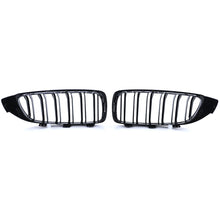Kühlergrill Nieren Grille Grill Doppelsteg Glanz Schwarz Passend für BMW 4er F32 F33 F36 13-21