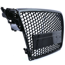 Wabengrill Kühlergrill Grill Schwarz für AUDI A4 B8 8K Limo Avant VFL 2007-2011