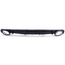 Autunik Sport Heckdiffusor Schwarz Glanz mit Endrohren Chrom für Audi A6 C7 4G 2014 2015 2016 2017 2018